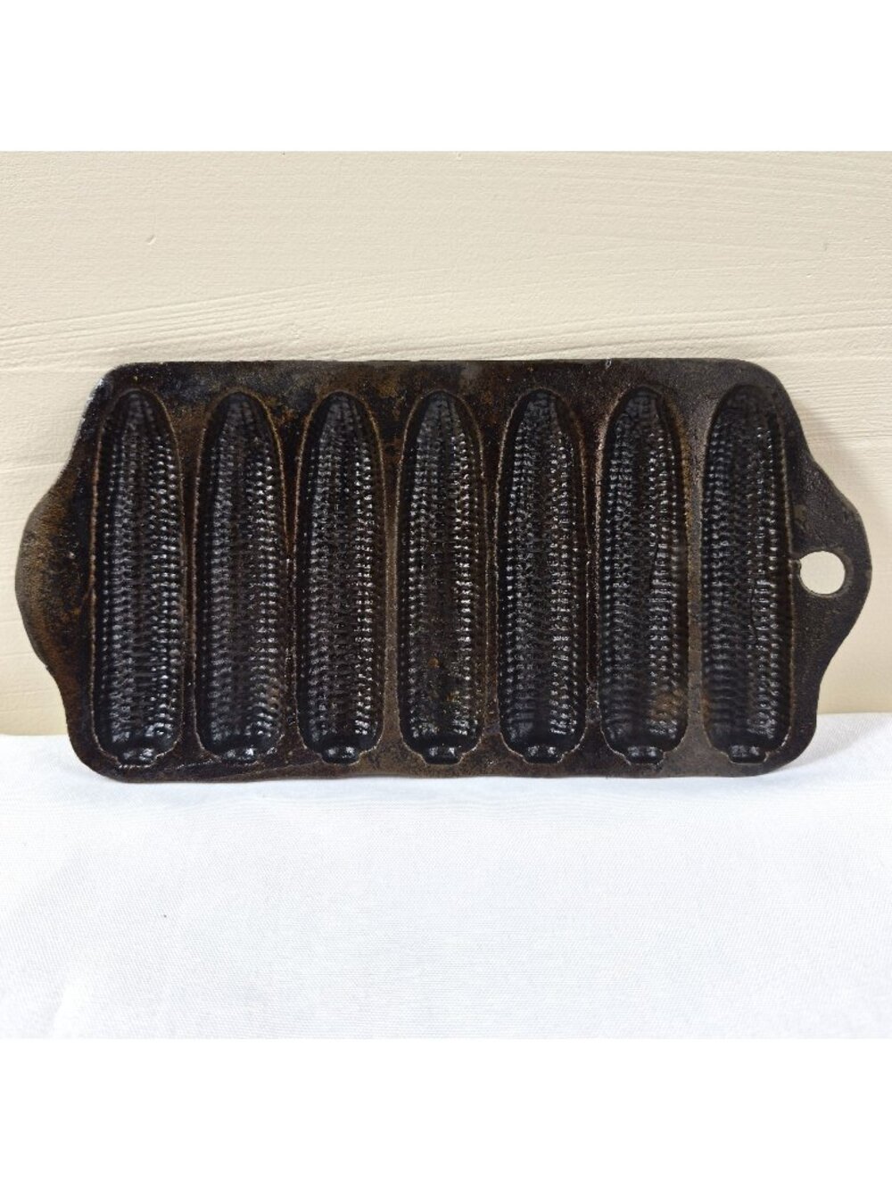 Vintage Griswold No. 525 Small Cast Iron 7 Corn Stick Pan Erie Pa. USA Restored